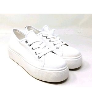NWOT  stveve madden white sneakers